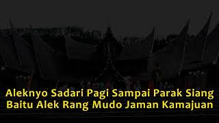 Download lagu Lagu Minang Popoler (Lirik) 'ALEK RANG MUDO RATU SIKUMBANG' mp3