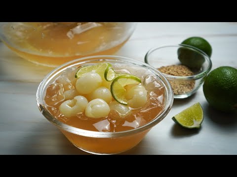 Healthy Aiyu Jelly Longan 爱玉冰 Taiwanese Summer Dessert