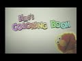 RARE 1998 Sesame Street Live Elmo S Coloring Book At The Louisville Gardens Commercial