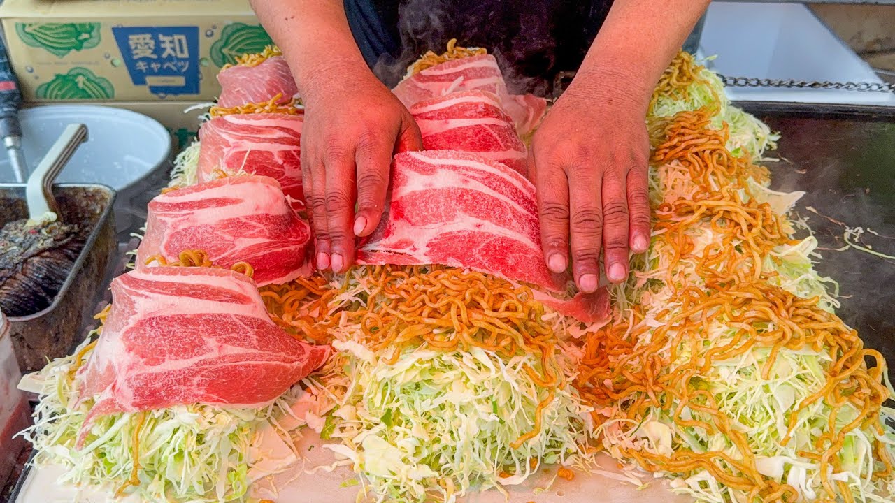 広島風お好み焼き屋台