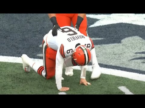 Baker Mayfield Injury vs. Patriots