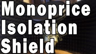 Video thumbnail for Monoprice Microphone Isolation Shield Review and Test by Your Home Recording