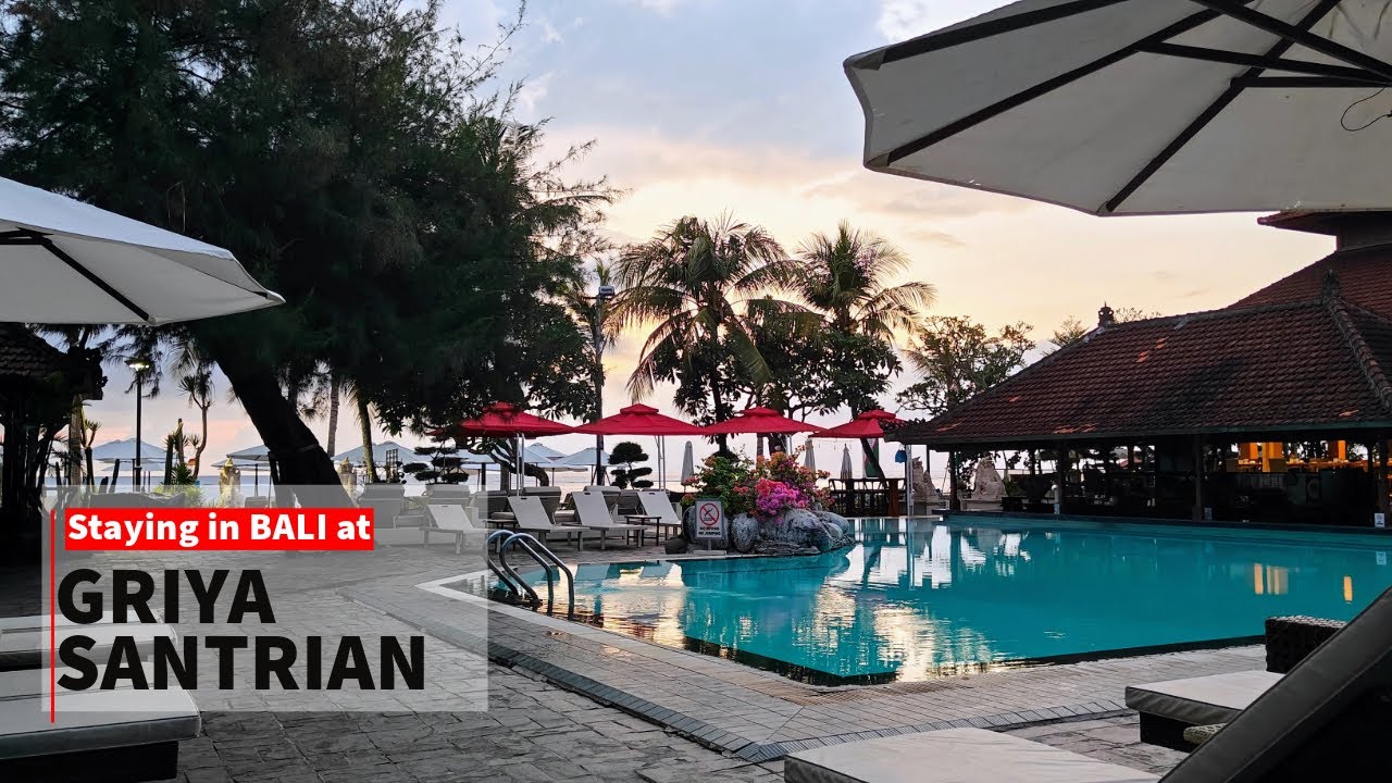 Griya Santrian luxury resort Sanur Bali hotel review Wyld Family Travel YouTube