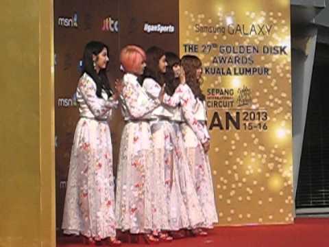[FANCAM] 130115 4MINUTE @ GDA RED CARPET