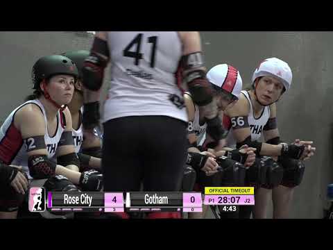 2018 International WFTDA Championships Game 10: Rose City Rollers v Gotham Girls Roller Derby
