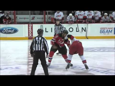 Hurricanes @ Devils (fight only) 2/16/11