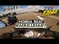 Honda Beat 110 Fi Vs TVS Dazz 110 Carb Drag Race Speed Test