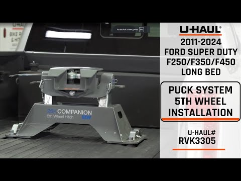 2011-2024 Ford F250/F350/F450 Long Bed | U-Haul B&W Companion OE 5th Wheel Installation | RVK3305