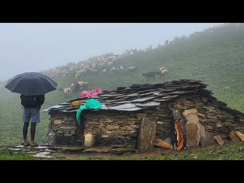 The Naturally Beautiful Rural Village Life During the Rain | All Season Compilation Video In Nepal |