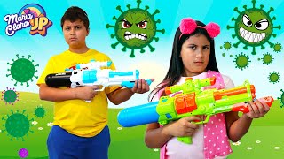 Maria Clara e JP lutam contra os vírus e germes malvados  e outras histórias divertidas