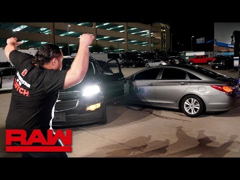 Roman Reigns is nearly run down in the parking lot: Raw, Aug. 5, 2019