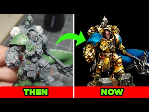 Pintando un MARINE ESPACIAL | CELESTIAL LIONS, PUÑOS IMPERIALES, WARHAMMER 40k