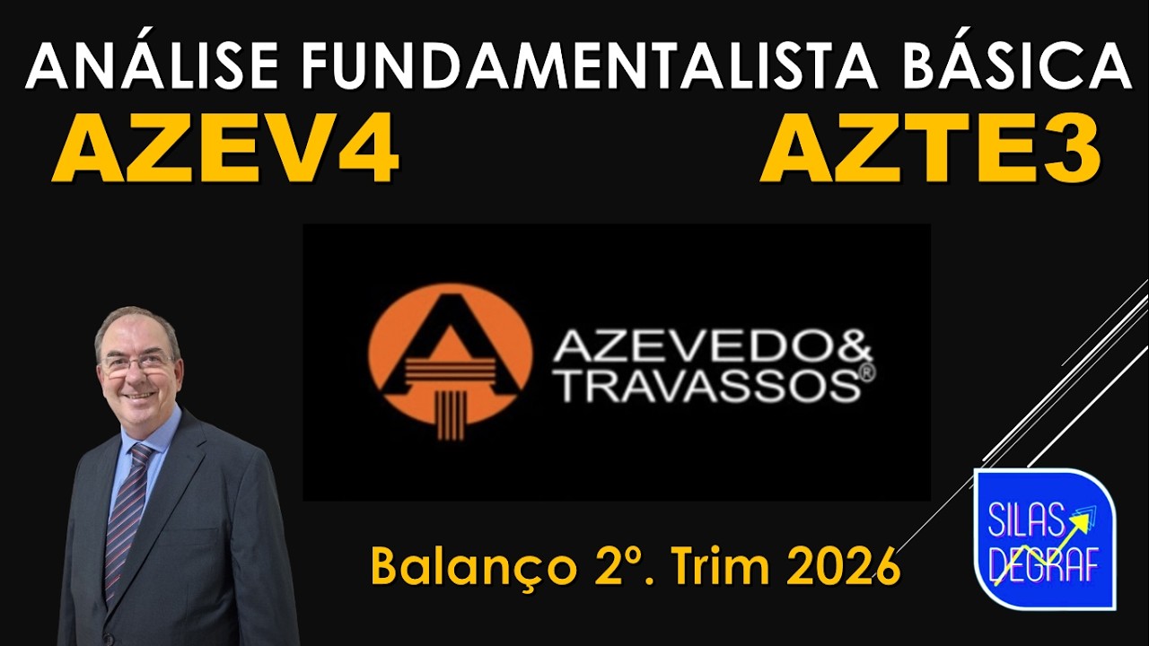 AZEV4 E AZTE3 - AZEVEDO & TRAVASSOS S/A. ANÁLISE FUNDAMENTALISTA BÁSICA. PROF. SILAS DEGRAF. 06/2026