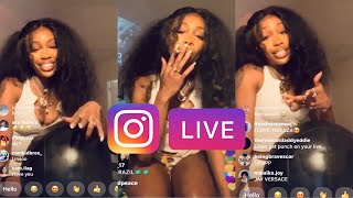 SZA LIVE Q&A on INSTAGRAM - Workout tips, New Music, Zodiac Signs & MORE❤️