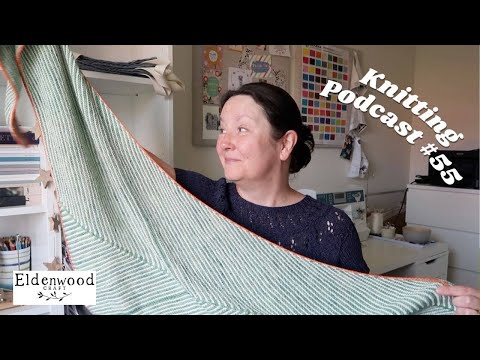 55. Knitting another Ranunuculus, three shawls and a pair of hand knit socks. Plus a new makealong!