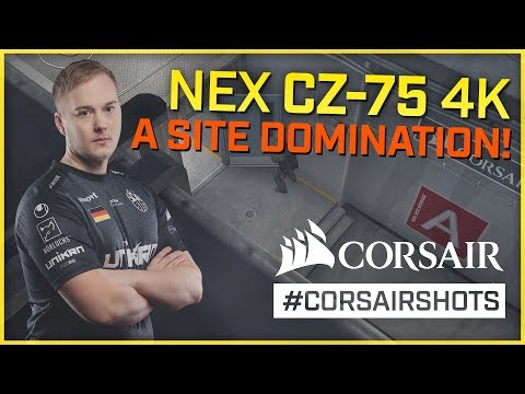 #CORSAIRSHOTS | nex crazy CZ-75 4k vs Team Spirit