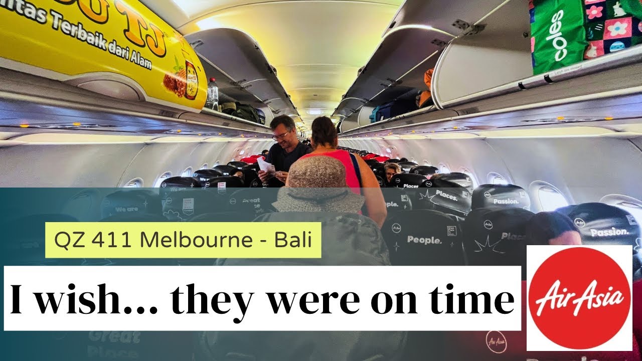 Review Air Asia QZ411 Melbourne to Bali