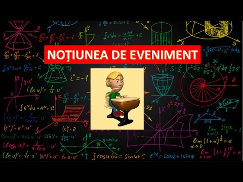 Noțiunea de eveniment