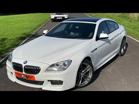 WALK AROUND VIDEO OF 2014 BMW 640D GRAN COUPE M SPORT FOR SALE AT BCL CARS LTD