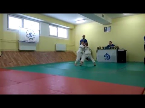 Дзюдо турнир DINAMO-LAT / 20.02.2016 / 2ая схватка / Артём Перцов