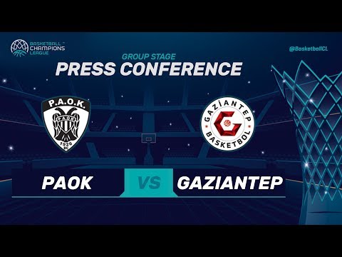 PAOK v Gaziantep - Press Conference - Basketball Champions League