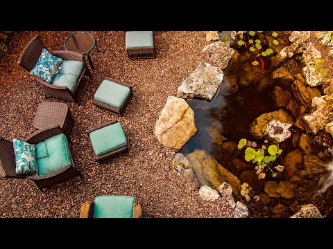 We REDID this centerpiece KOI POND (this was the result) Tussey Landscaping