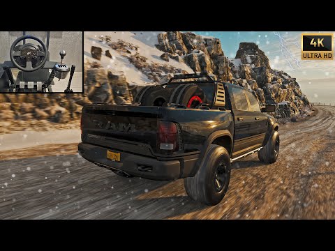 Off Roading in EXTREME Conditions Ram Rebel TRX | Forza Horizon 4 | Thrustmaster T300