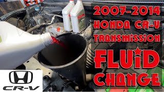 2007-2014 Honda CR-V Transmission Fluid Change How-To