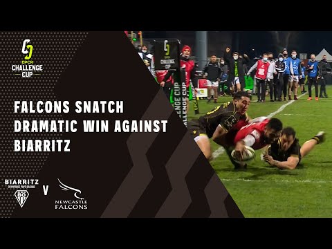 Highlights - Biarritz Olympique v Newcastle Falcons Round 3 | Challenge Cup 2021/22