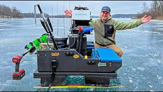 The ULTIMATE Ice Fishing Walk-Out Rig 👀 (Sonar Sled Mods)