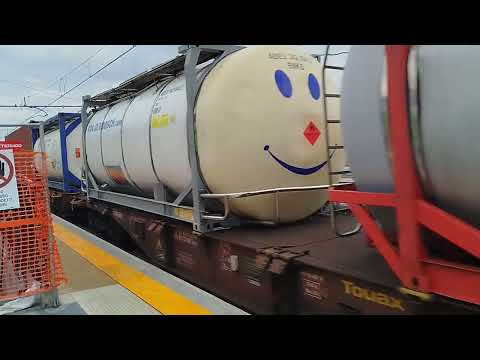 E193 527 SBB Blu con Tec Chiasso Melzo Scalo a Greco 7/02/26 