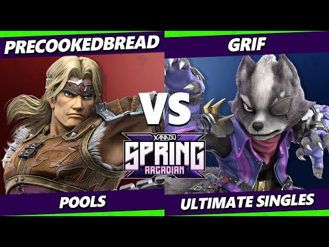 Spring Arcadian - PreCookedBread (Simon) Vs. Grif (Wolf) Smash Ultimate - SSBU