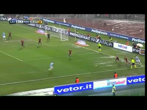 Lazio-Roma 3-2 2012-2013 partita intera 1°tempo