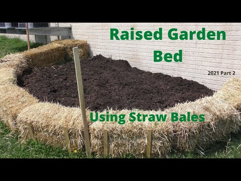 Raised Bed with Straw Bales (Part 2)