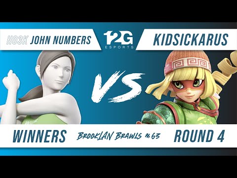BrookLAN Brawls 63 - Ho3k | John Numbers (Wii Fit) v. Kidsickarus (Min Min) - Winners Round 4