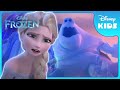 Marshmallow Chases Anna Kristoff Frozen Disney Kids