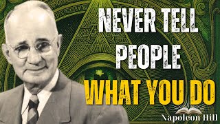 Never Tell People What You Do -  Think Like Napoleon Hill