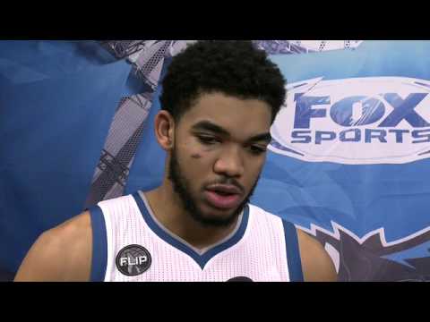 Karl-Anthony Towns on on the Timberwolves big home win over the Lakers