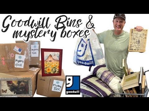 We spent $80 at Goodwill Bins Thrift with us & Mystery Boxes Cottage Home Decor Reselling for profit