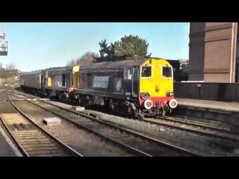 20305 & 20302 with DRS Class 20 Farewell at York, Harrogate & Leeds on 18th January 2020