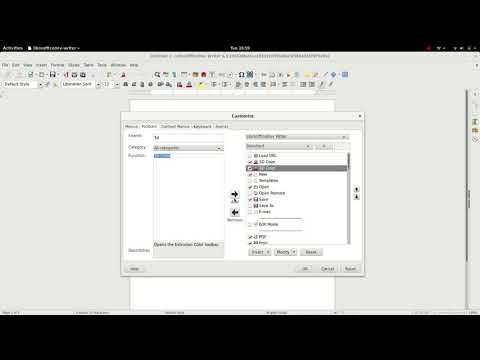 LibreOffice’in Yenilenmiş Özelleştirme İletişim Penceresi - GSoC 2017