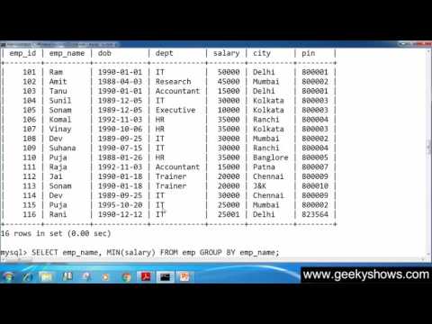 1 Introduction to SQL Hindi