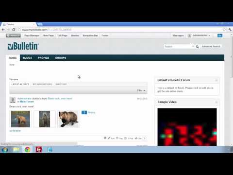 vBulletin 5 Connect: Managing Forums using Site Builder
