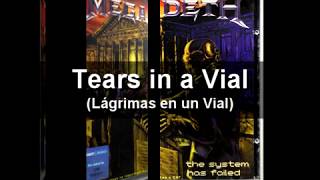 Tears in a Vial - Megadeth (traducción al Español)