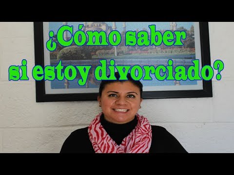 ¿Cómo saber si estoy divorciado?/Gaby Correa -Abogada-