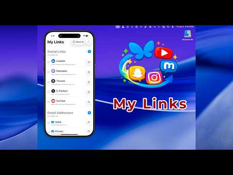 My Links iPhone/Mac Menu Bar Application thumbnail