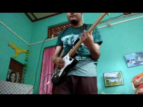 Melodic blues licks improvised in style of david gilmour