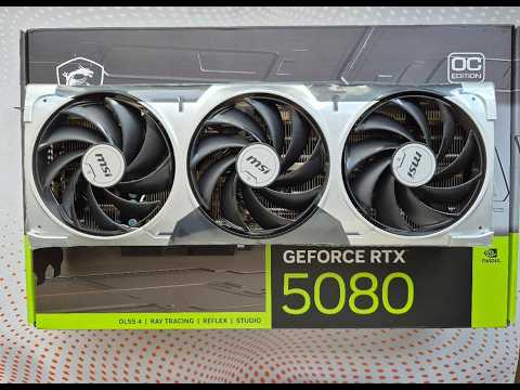фото новая видеокарта msi geforce rtx 5080 16g ventus 3x oc plus 0
