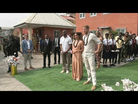 Prince Harry and Meghan arrive in Nigeria on unofficial visit | AFP