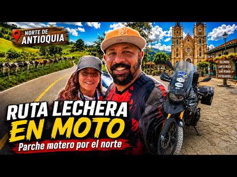 RUTA LECHERA EN MOTO 🏍️🐄 | Parche por el Norte de Antioquia